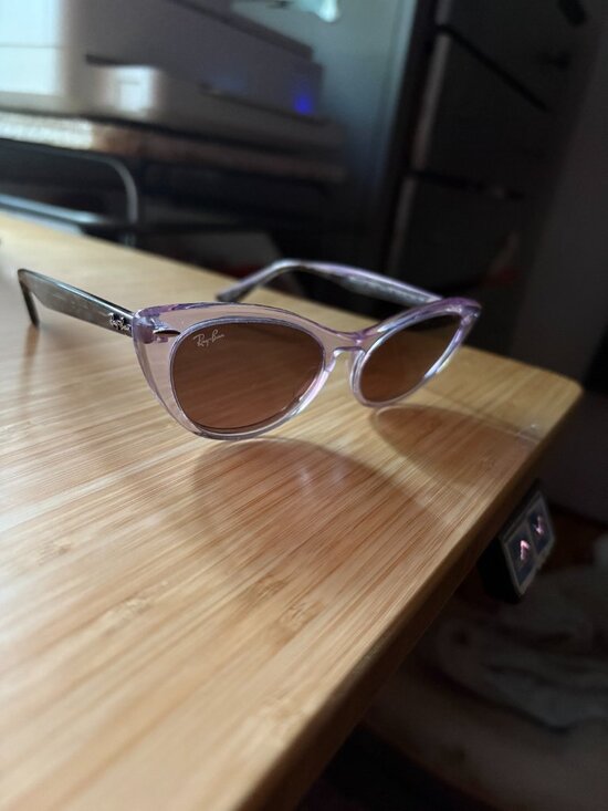 Ray-Ban Nina Sunglasses - Lavender Crystal (RARE) main image 8
